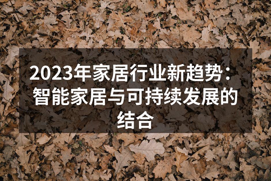 智能家居产品示例